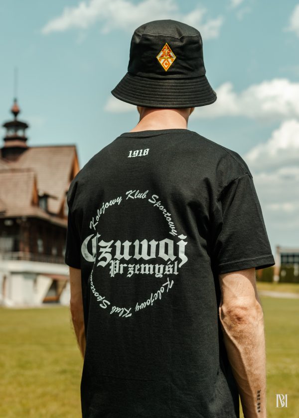 T-shirt Kibica Czuwaj Przemyśl |  Black/White PRZEDSPRZEDAŻ